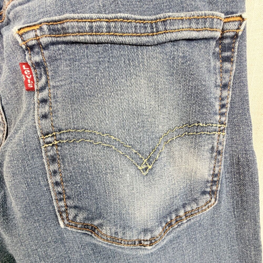 levi's 514 jeans mens 31x31 blue stretch denim straight leg casual heritage - Picture 4 of 10